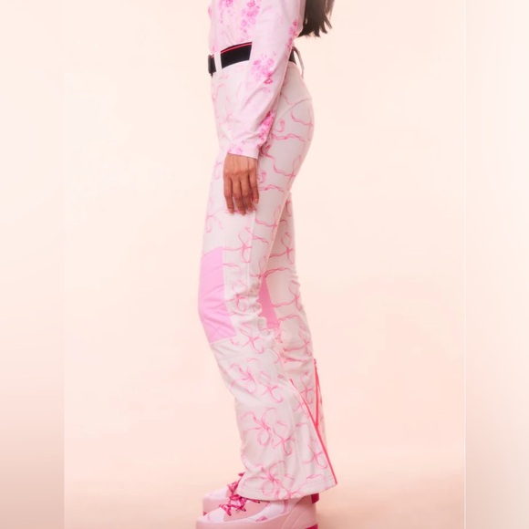 LoveShackFancy X Bogner Fire + Ice Pink Bow Ski Outfit - Picture 11 of 15